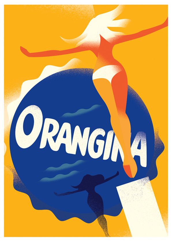 orange orangina plongeon